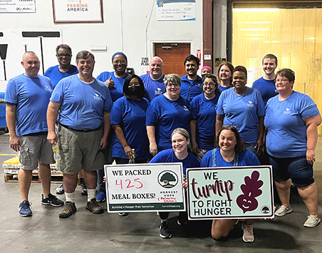 Staff Volunteers at Harvest Hope