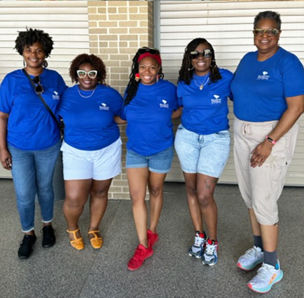 Staff Volunteers at Juneteenth Freedom Festival
