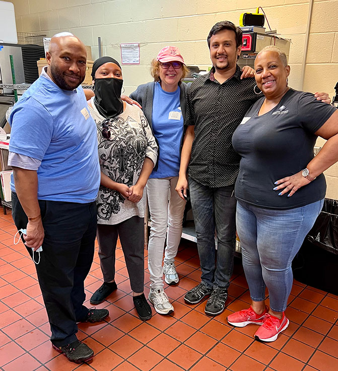 Staff Volunteers at Transitions