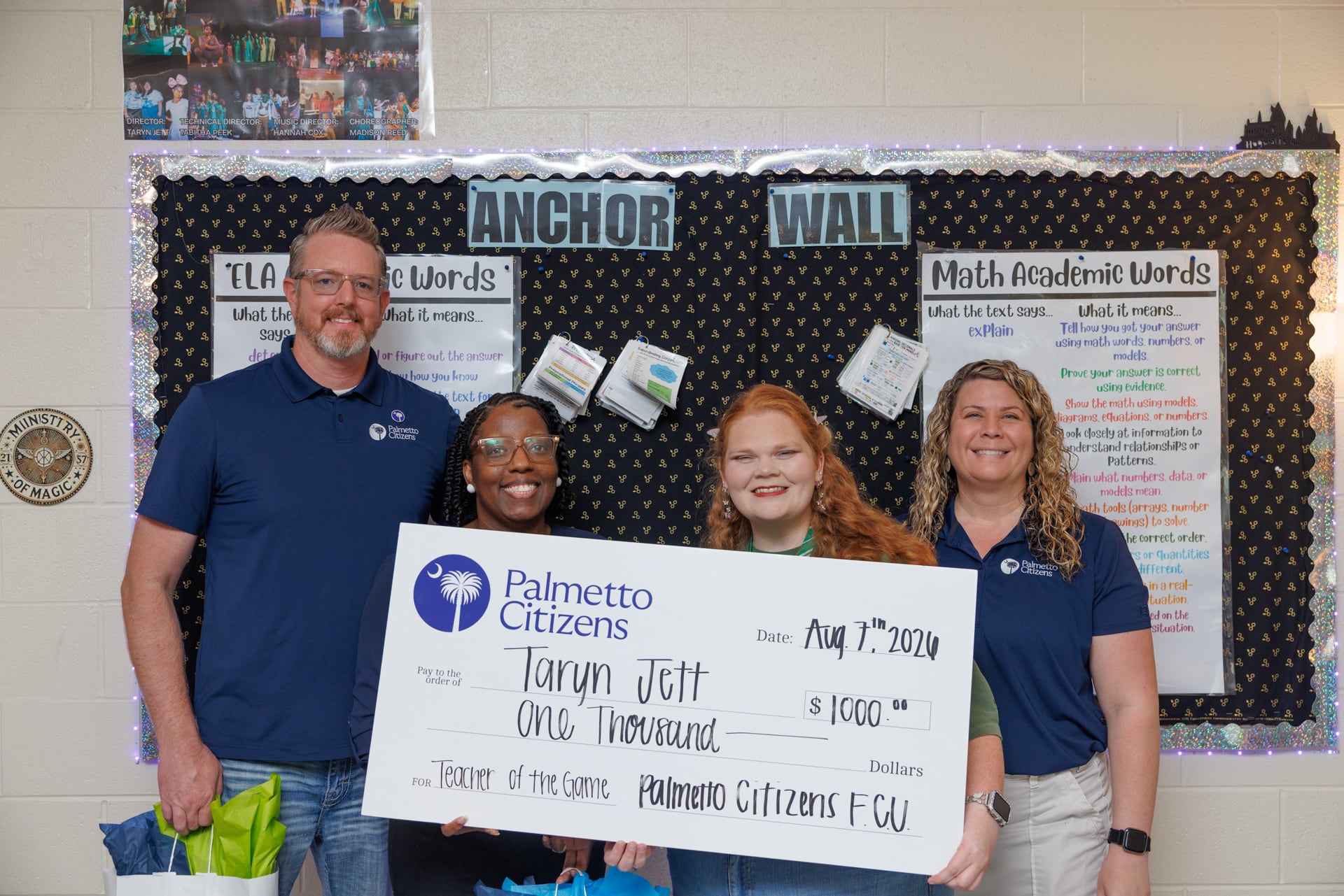 Taryn Jett, Cayce Elementary School, 2026 Palmetto Citizens Teacher of the Game