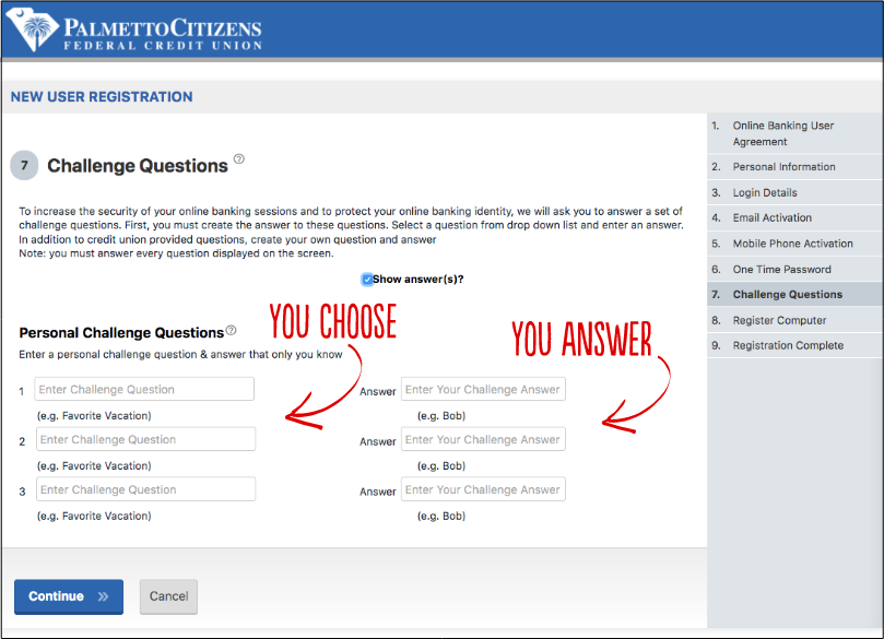 Palmetto citizens fcu online banking best sale